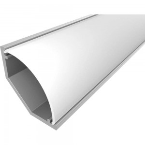 Комплект алюминиевого профиля LEDCRAFT с экраном и заглушками LC-LSU1616M20-1 1638000009