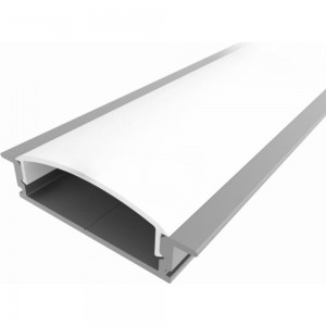 Комплект алюминиевого профиля LEDCRAFT с экраном и заглушками LC-LPV0734M28-1 1638000096
