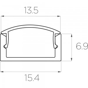 Комплект алюминиевого профиля LEDCRAFT LC-LP0716M16-3 1627000003