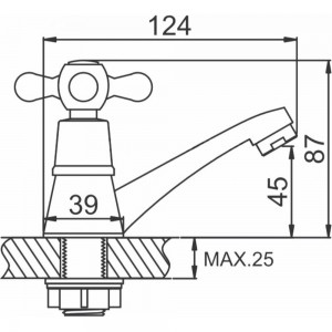 Смеситель LEDEME моно керамика L4295 65695