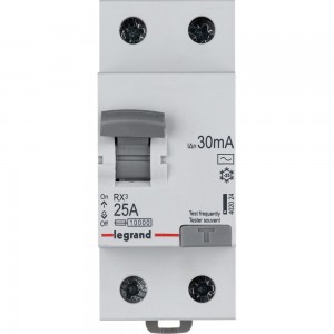 Выключатель дифференциального тока (УЗО) Legrand 2п 25А 30мА тип AC RX3 Leg 402024 1199828