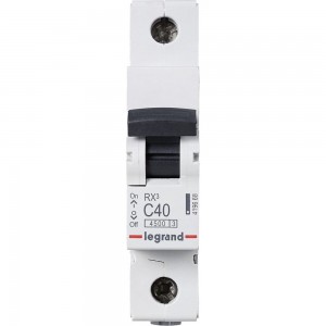 Автоматический модульный выключатель Legrand 1п C 40А 4.5кА RX3 Leg 419668 1199874