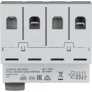Выключатель дифференциального тока Legrand Rx3 30ма 40а 4п Ac 402063