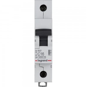 Автоматический выключатель Legrand Rx3 4,5ka 16а 1п C 419664