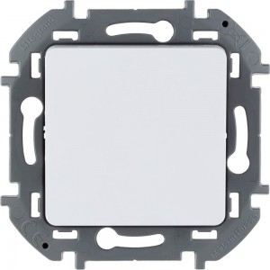 Одноклавишный выключатель Legrand - INSPIRIA - 10 AX - 250 В - белый 673600