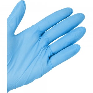 Нитриловые перчатки ЛЕТО, голубые, р. М 28197