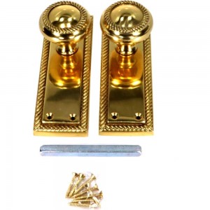 Комлект ручек Левша L.Baskerville Georgian cyl 150 mm, LB-623, золото У2-1709.З