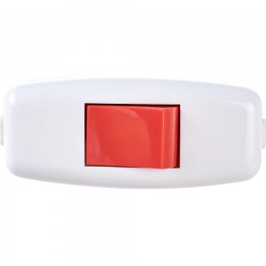 Навесной выключатель Lezard белый-красный 715-1101-611