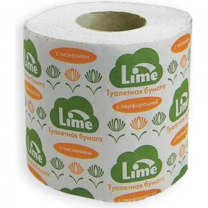 Туалетная бумага в рулоне Lime 1 слой, 29 м, светло-серая, 27 г/м.кв.(-М) 102924