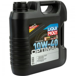 Полусинтетическое моторное масло 4л 10W-40 LIQUI MOLY Optimal 3930