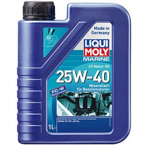 Минеральное моторное масло 4T для лодок LIQUI MOLY Marine 4T Motor Oil 25W-40 25026