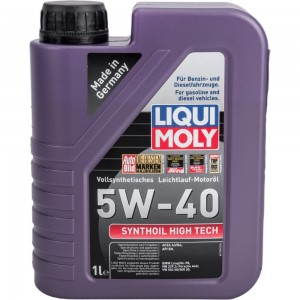 Синтетическое моторное масло LIQUI MOLY Synthoil High Tech 5W-40 SN A3/B4 1л 1855