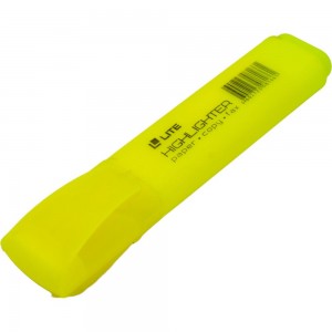 Текстовый маркер LITE классический 1-5 мм желтый скошенный FML01Y