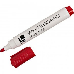 Маркер для белых досок LITE 3 мм красный круглый WRL01R