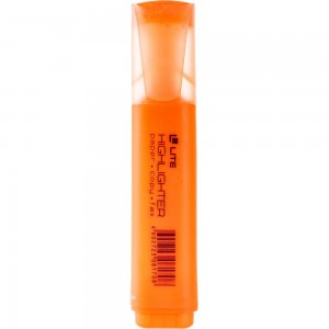 Текстовый маркер LITE классический 1-5 мм оранжевый скошенный FML01O