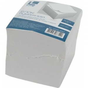 Блок для записей LITE 9х9х9 см непроклеенный куб белизна 70-80% 65 г/м2 NPNW-999LE