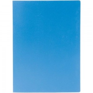 Папка LITE с файлами А4 10 файлов синий пластик 500 мкм NP0145-10BE