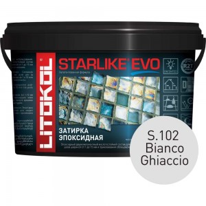 Эпоксидный состав для укладки мозаики LITOKOL STARLIKE EVO S.102 BIANCO GHIACCIO 485120002