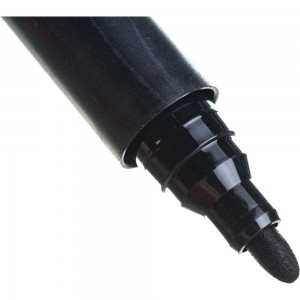 Перманентный маркер LOREX FIX IT 4 мм черный круглый LXPMFI-B