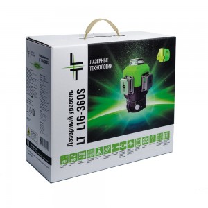 Профессиональный лазерный уровень LT L16-360S + штатив 3.6 м + тренога 1.6 м L16-360S/3.6м/1.6м
