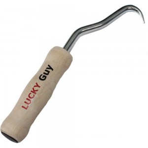 Крючок для вязки арматуры LUCKY Guy 210 мм, с деревянной ручкой 021 001 210 L