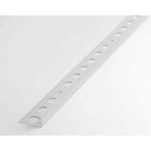 Профиль окантовочный L-образный алюминиевый ЛУКА 10 мм, 2,7 м, Белый УТ000012923