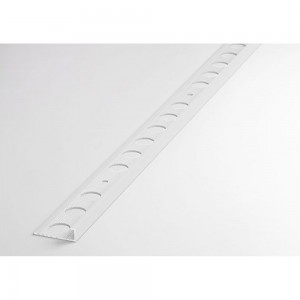 Профиль окантовочный L-образный алюминиевый ЛУКА 6 мм, 2,7 м, 5 шт, Белый УТ000029695