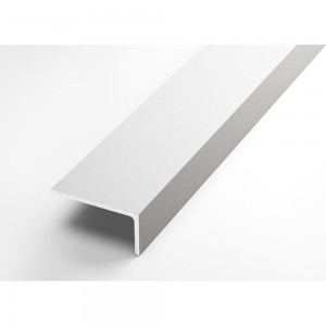 Декоративный угловой профиль ЛУКА алюминиевый, 40х20х2 мм, 2,7 м, 5 шт./уп. белый УТ000020866