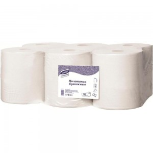 Бумажные полотенца Luscan Professionall 2-слойные, 6 рулонов 601115