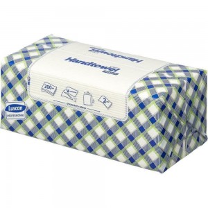 Бумажные полотенца Luscan Professional листовые, 2-слойные, 200 листов 1122231