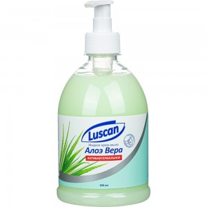 Антибактериальное крем-мыло Luscan Алоэ вера 500 мл 1014322