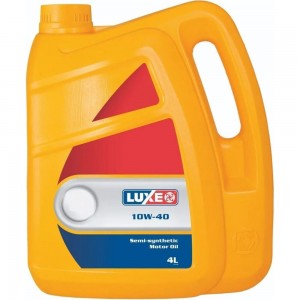 Моторное масло LUXE S 10w40, полусинтетическое, 4 л 117