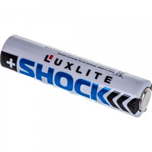 Батарейки Luxlite Shock ААА 4 штуки в блистере BLUE 6974