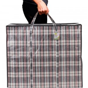 Хозяйственная сумка-баул ЛЮБАША, 60x50x30 см, 90 л, черно-красная, 604702