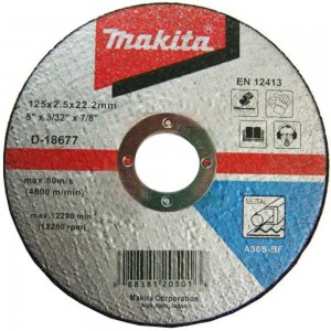 Диск отрезной по металлу (125х2.5х22.2 мм) Makita D-18677