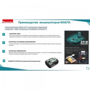 Аккумуляторный перфоратор Makita LXT DHR263RF4