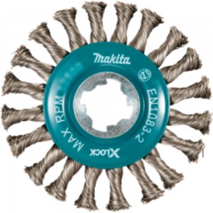 Щетка проволочная дисковая (115 мм; 0.5 мм; X-lock; толстые пучки) Makita D-73405