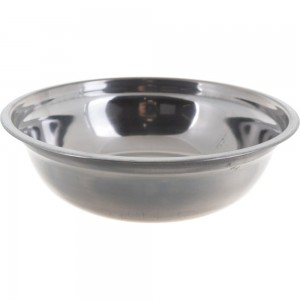 Миска Mallony Bowl-25 2.3 л, с расширенными краями, из нержавеющей стали, зеркальная полировка, д. 25 см 003275
