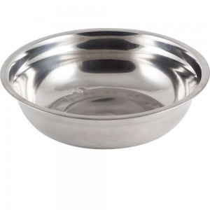 Миска Mallony Bowl-27 2.8 л, с расширенными краями, из нержавеющей стали, зеркальная полировка, д. 27 см 985893
