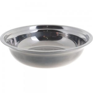 Миска Mallony Bowl-27 2.8 л, с расширенными краями, из нержавеющей стали, зеркальная полировка, д. 27 см 985893