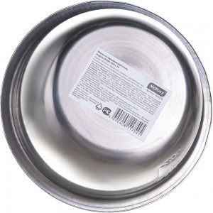 Миска Mallony Bowl-Roll-16 0.8 л, из нержавеющей стали, зеркальная полировка, д. 16 см 003276