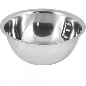 Миска Mallony Bowl-Roll-20 1.5 л, из нержавеющей стали, зеркальная полировка, д. 20 см 003277