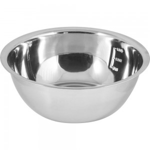 Миска Mallony Bowl-Roll-24 2.5 л, из нержавеющей стали, зеркальная полировка, д. 24 см 003278