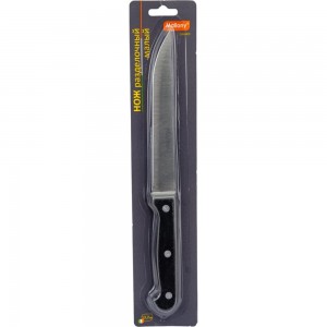 Нож с пластиковой рукояткой Mallony CLASSICO MAL-05CL разделочный малый, 13,7 см 005517