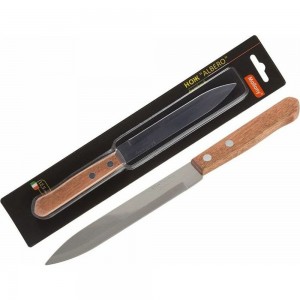 Нож с деревянной рукояткой Mallony ALBERO MAL-05AL для овощей большой, 12,5 см 005168