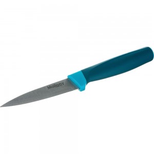 Нож с рукояткой софт-тач Mallony VELUTTO MAL-04VEL для овощей, 9 см 005527