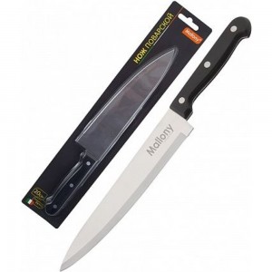 Нож с бакелитовой рукояткой Mallony MAL-01B поварской, 20 см 985301