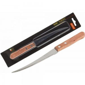 Нож с деревянной рукояткой Mallony ALBERO MAL-04AL филейный, 13 см 005169
