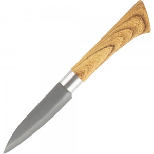 Нож для овощей Mallony FORESTA с пластиковой рукояткой под дерево 9 см 103564
