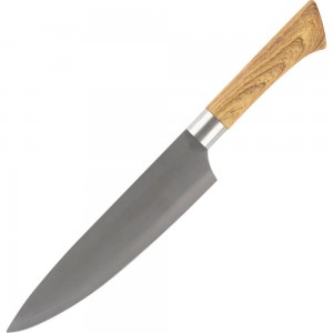 Поварской нож Mallony FORESTA с пластиковой рукояткой под дерево 20 см 103560